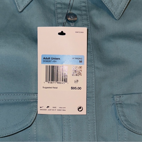 Nike SB Woven Skate Long-Sleeve Button Up DQ6287-494 - Picture 6 of 10